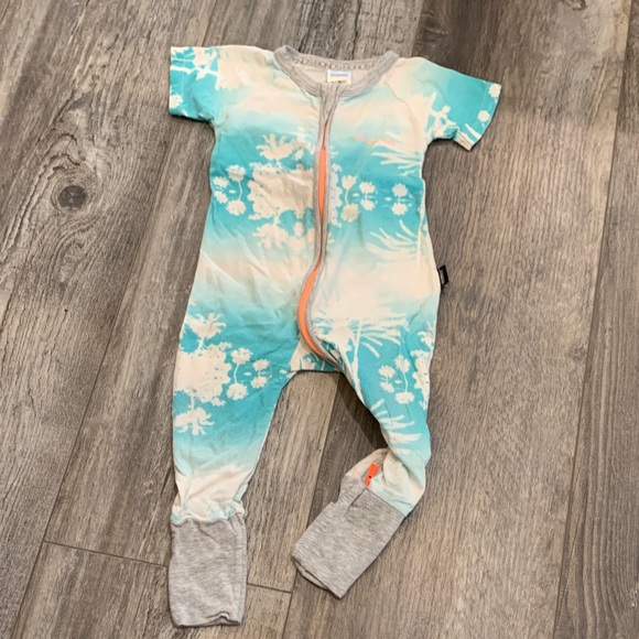 Bonds Other - Bonds Floral Blue and Gray Kids One Piece